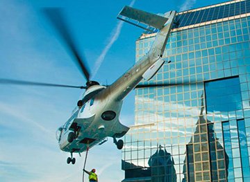 Helicopter Sign Placement in Green Bay